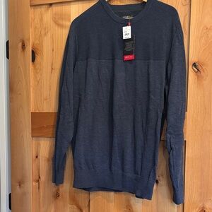 Kenneth Cole Blue Crewneck Sweater